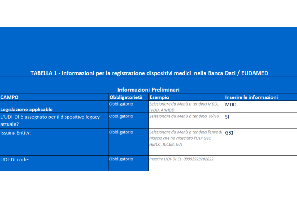 Interfaccia raccolta dati Excel interattivo Eumed